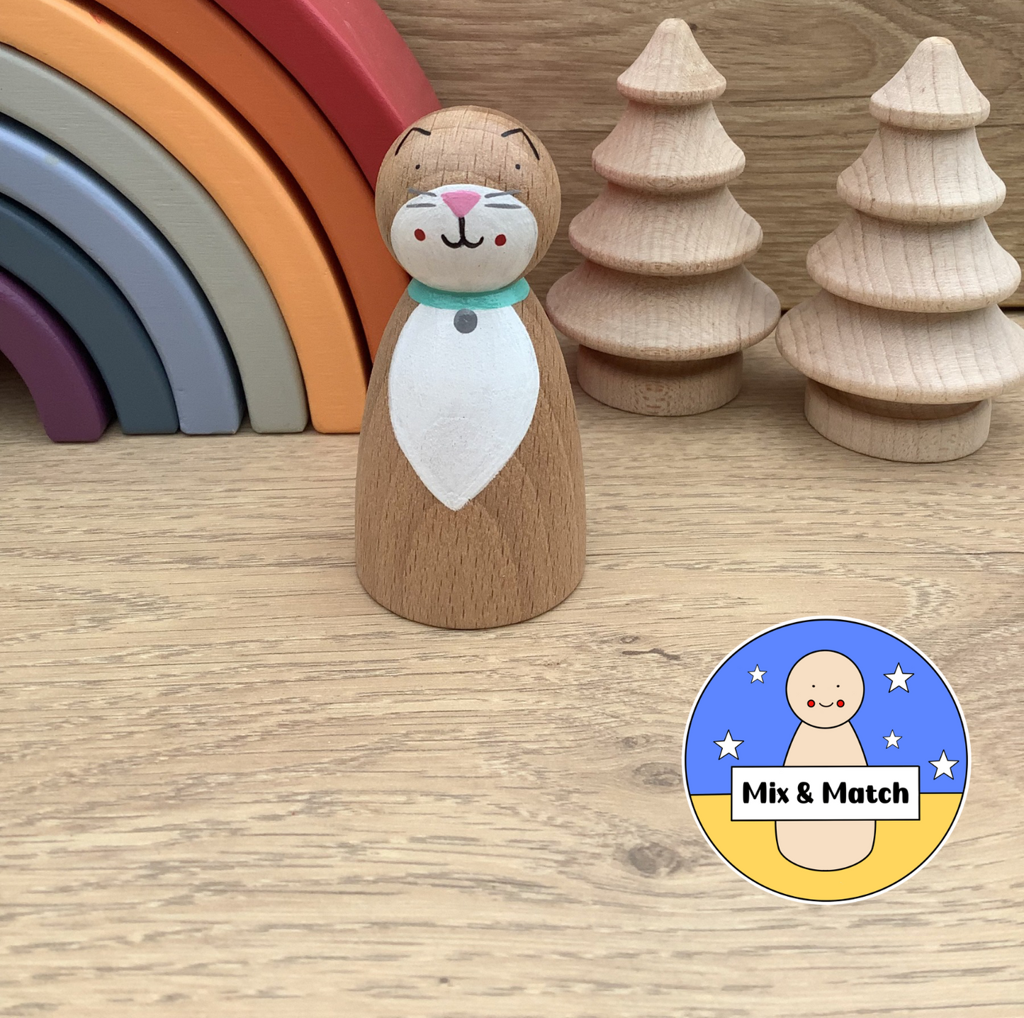 Cat Peg Doll