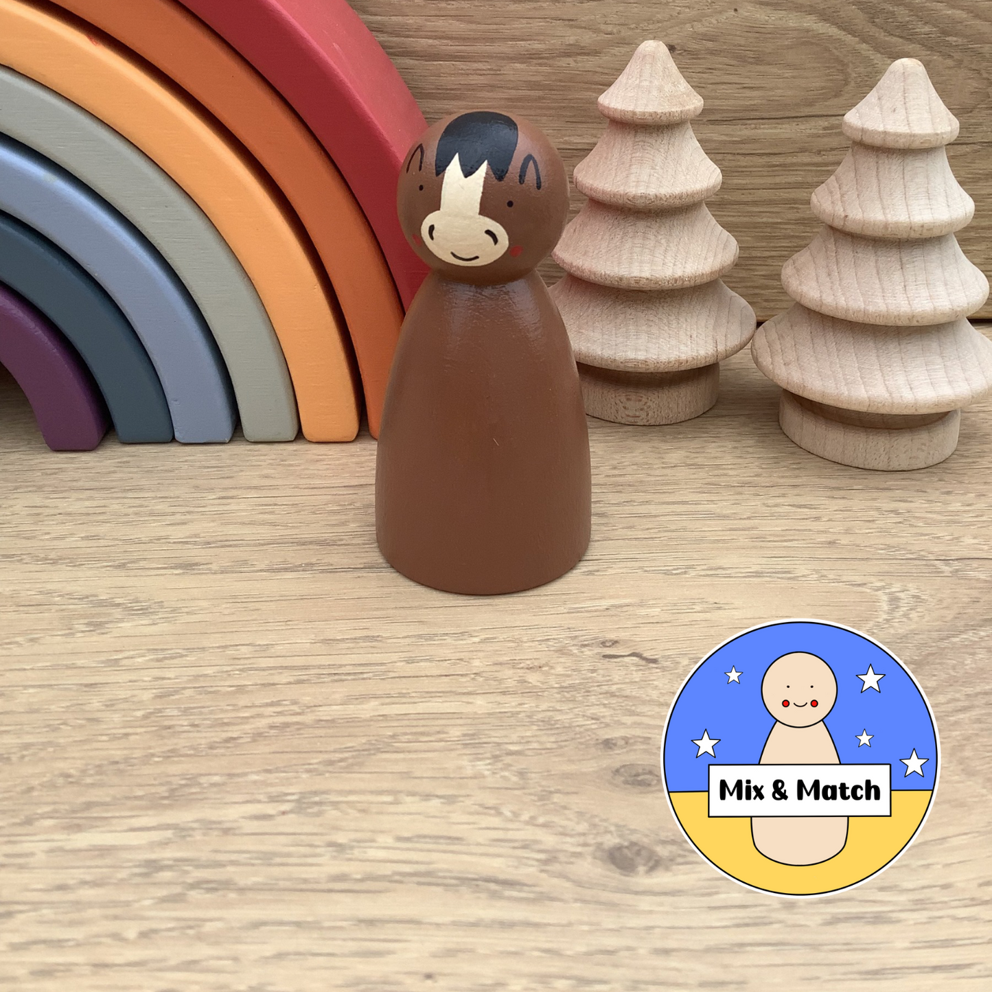 Horse Peg Doll
