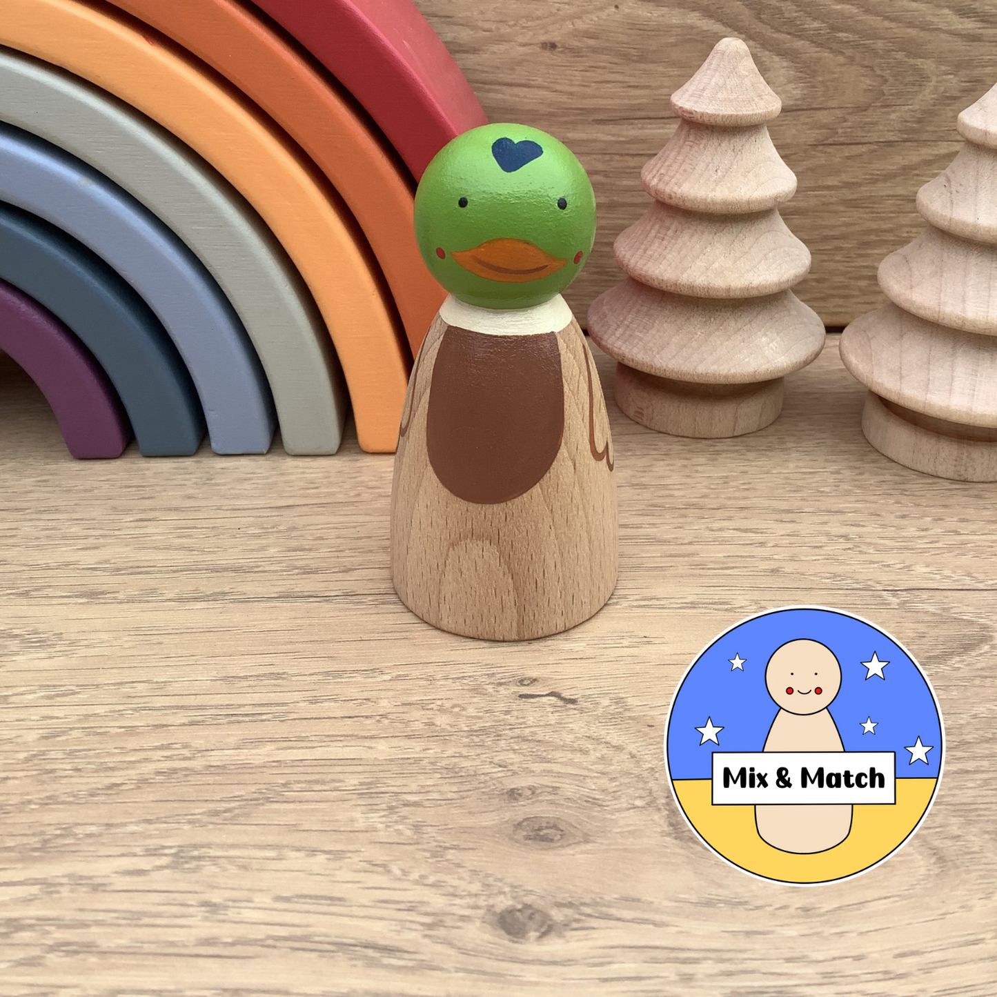 Duck Peg Doll