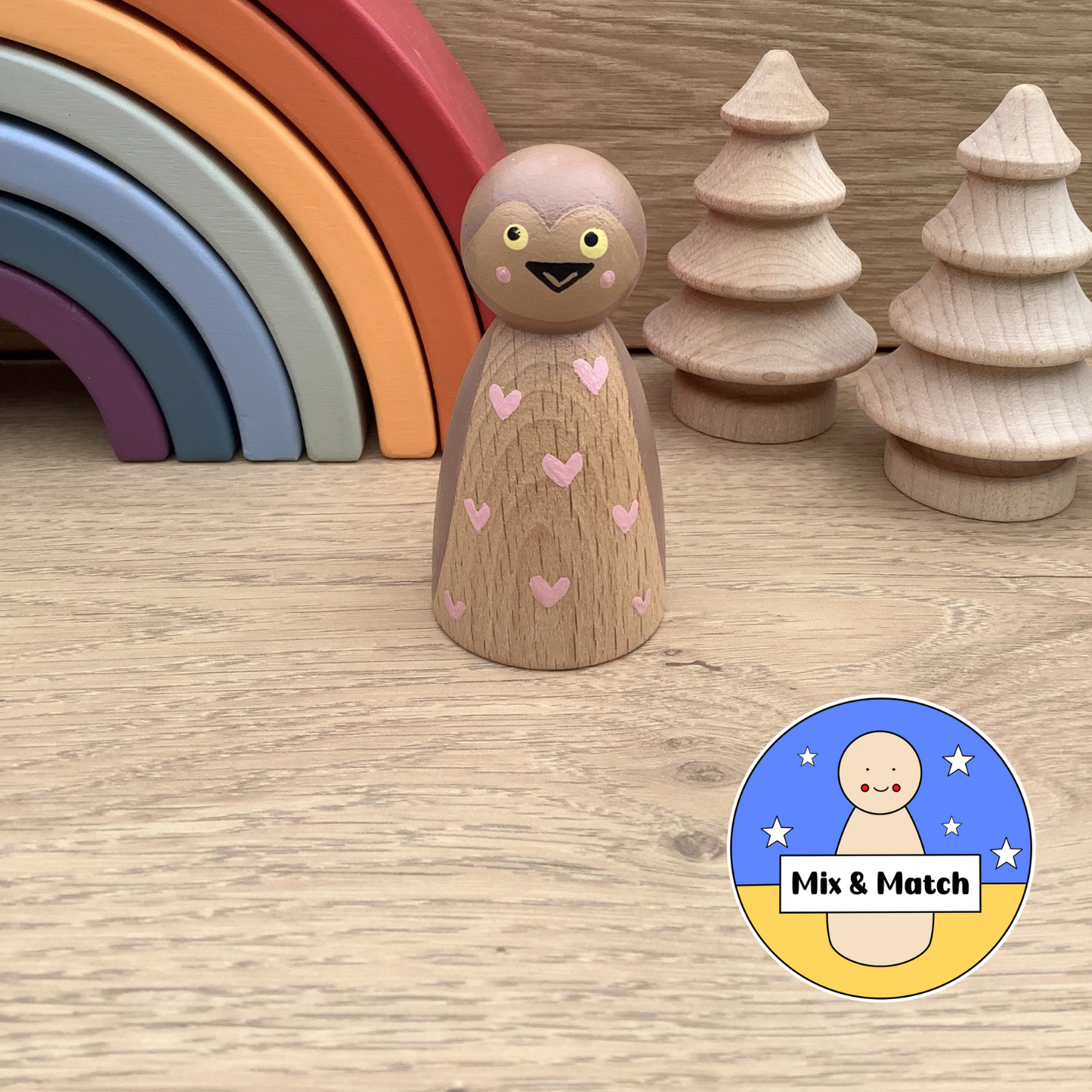 Owl Peg Doll