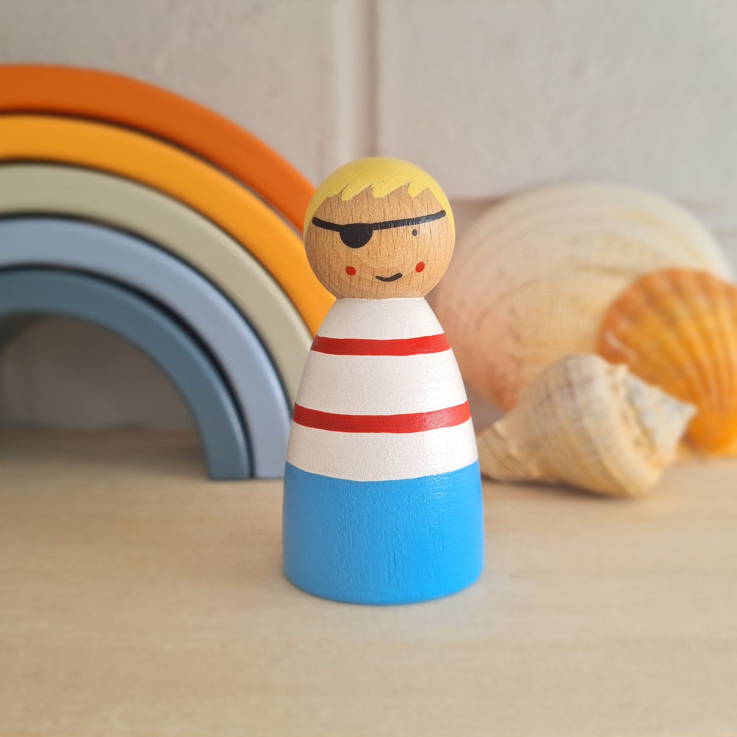 Pirate Boy Peg Doll