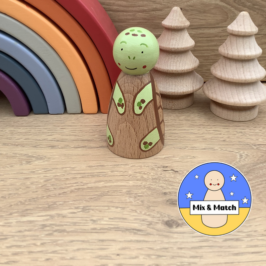 Turtle Peg Doll