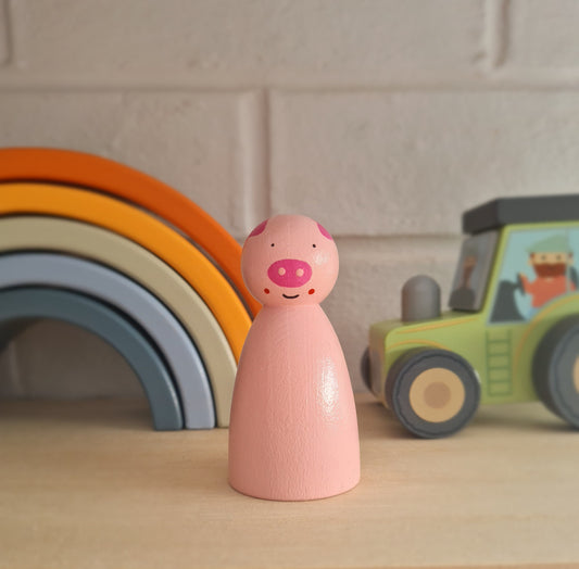 Pig Peg Doll