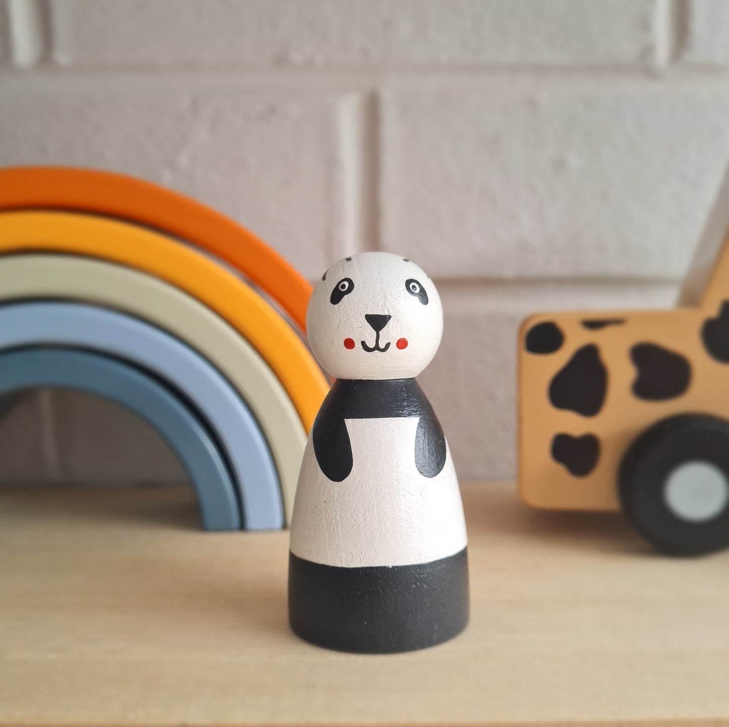 Panda Peg Doll