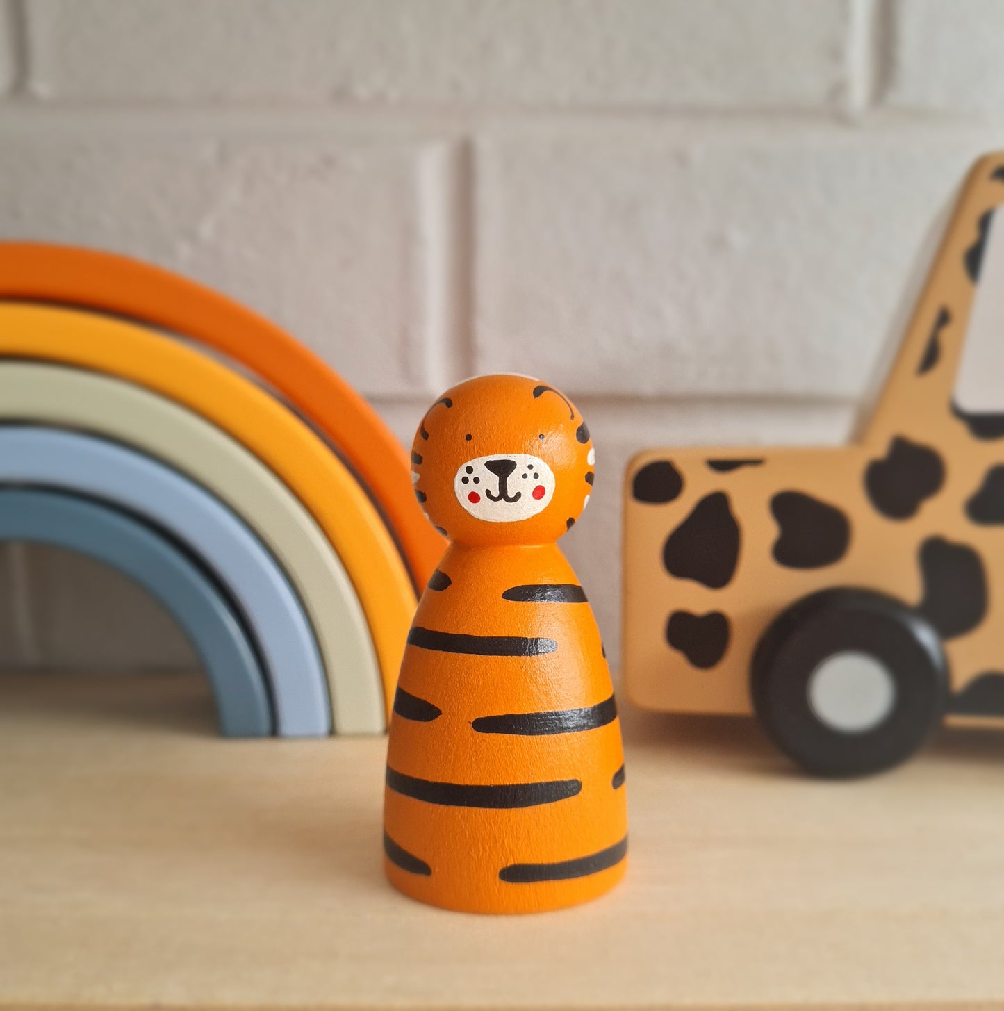 Tiger Peg Doll