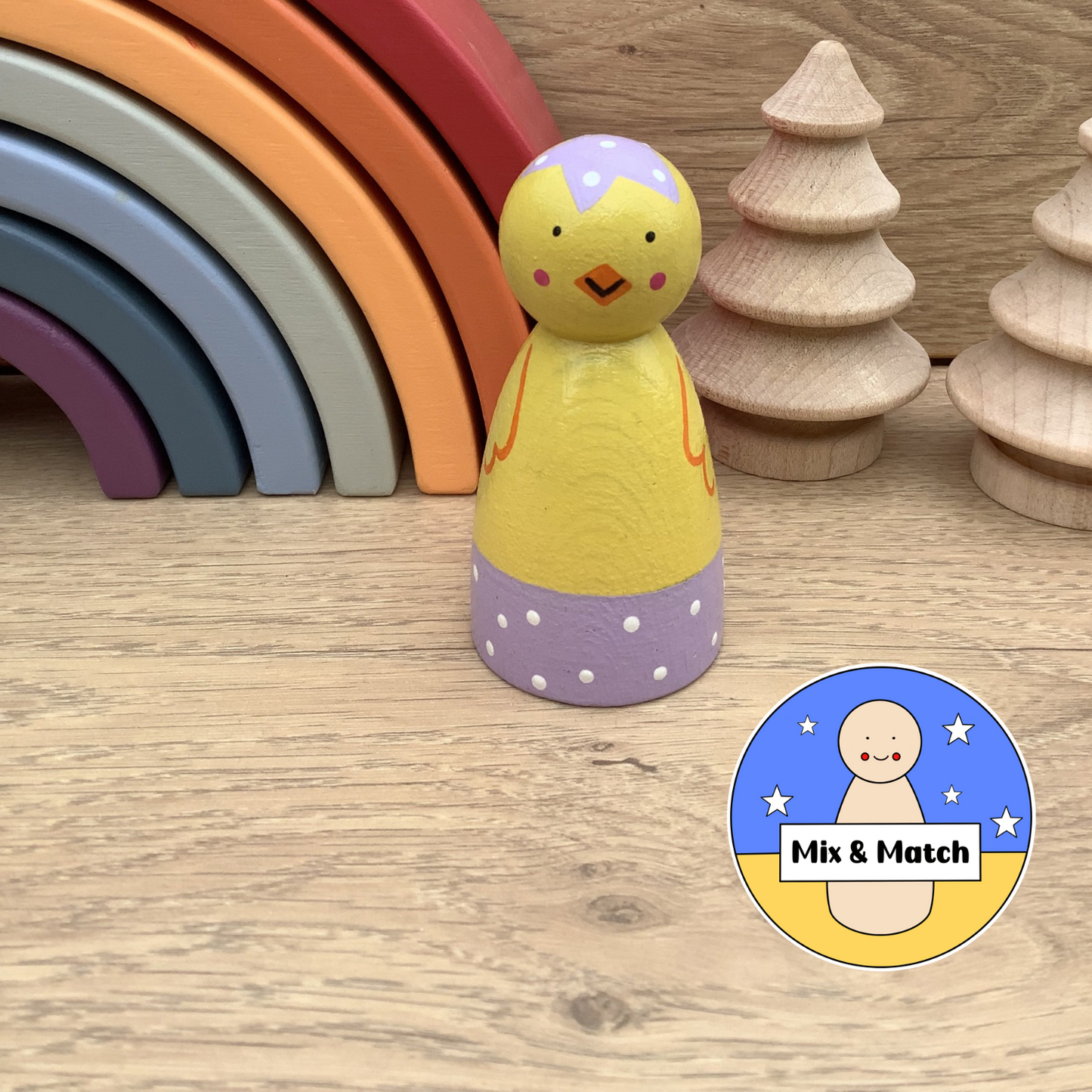 Easter Chick Purple