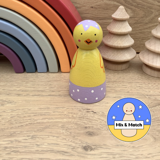 Easter Chick Purple