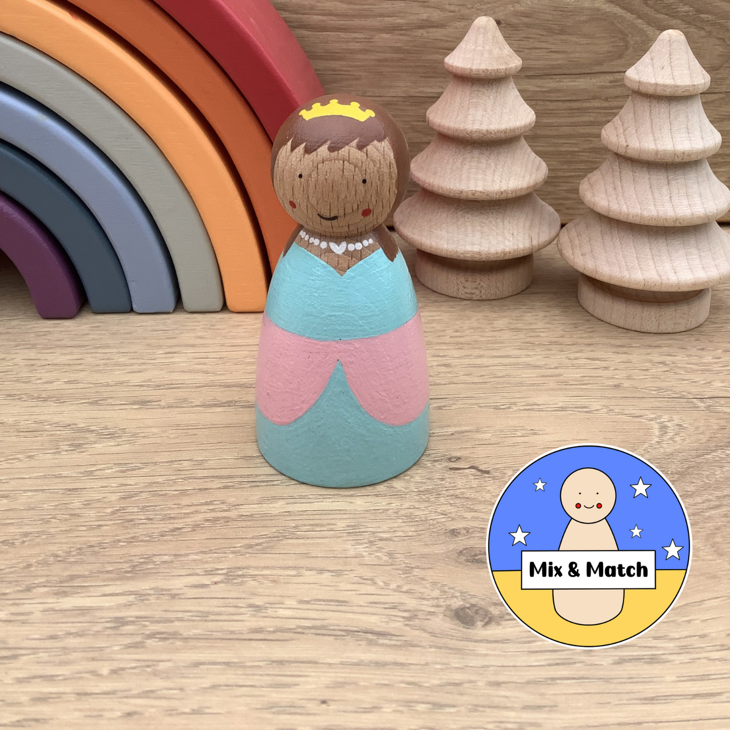 Fairytale Princess Peg Doll