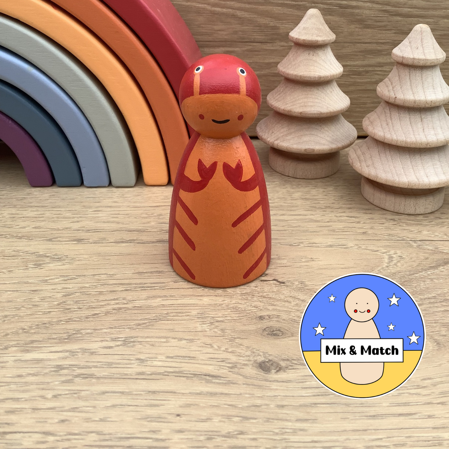 Crab Peg Doll
