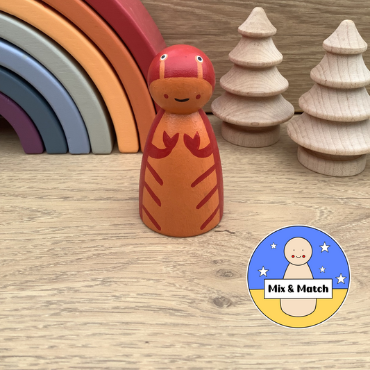 Crab Peg Doll