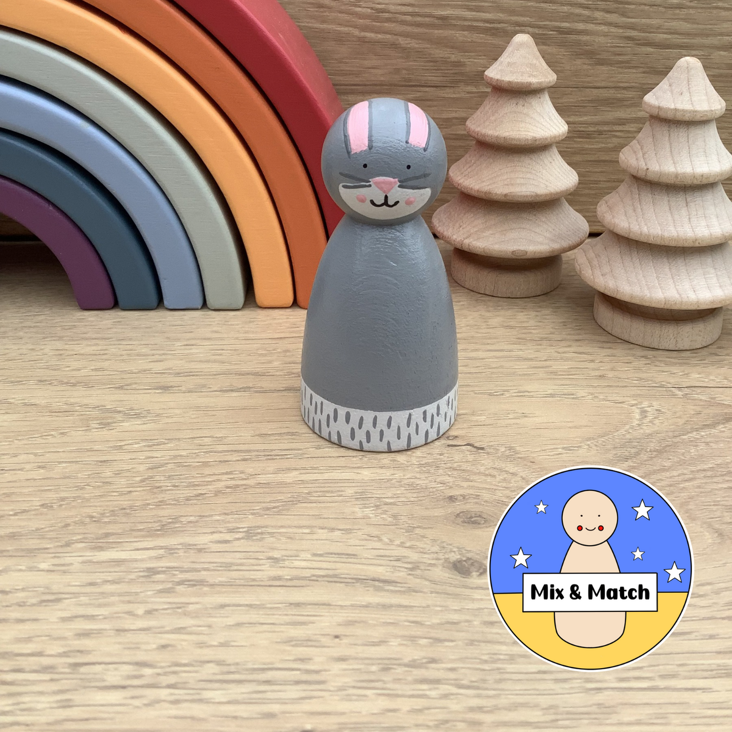 Bunny Peg Doll
