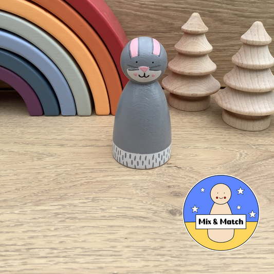 Bunny Peg Doll