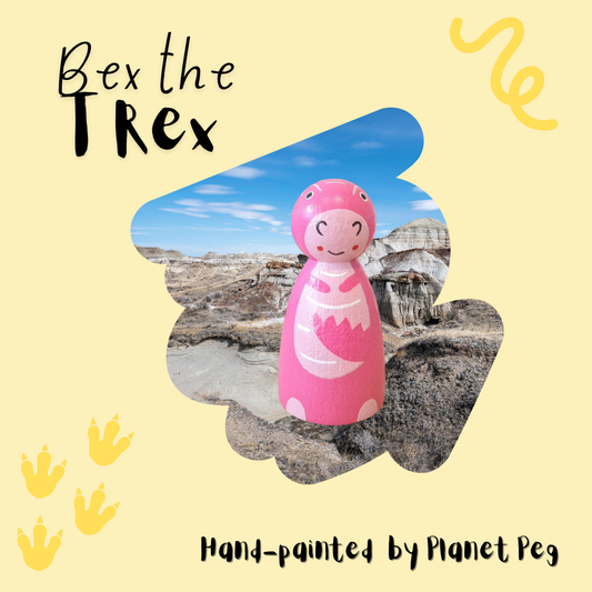 Dinosaur- T Rex Pink