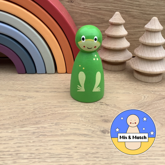 Frog Peg Doll