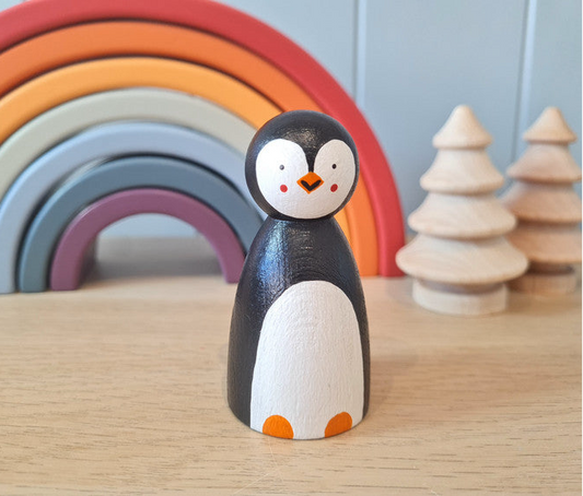 Penguin Peg Doll
