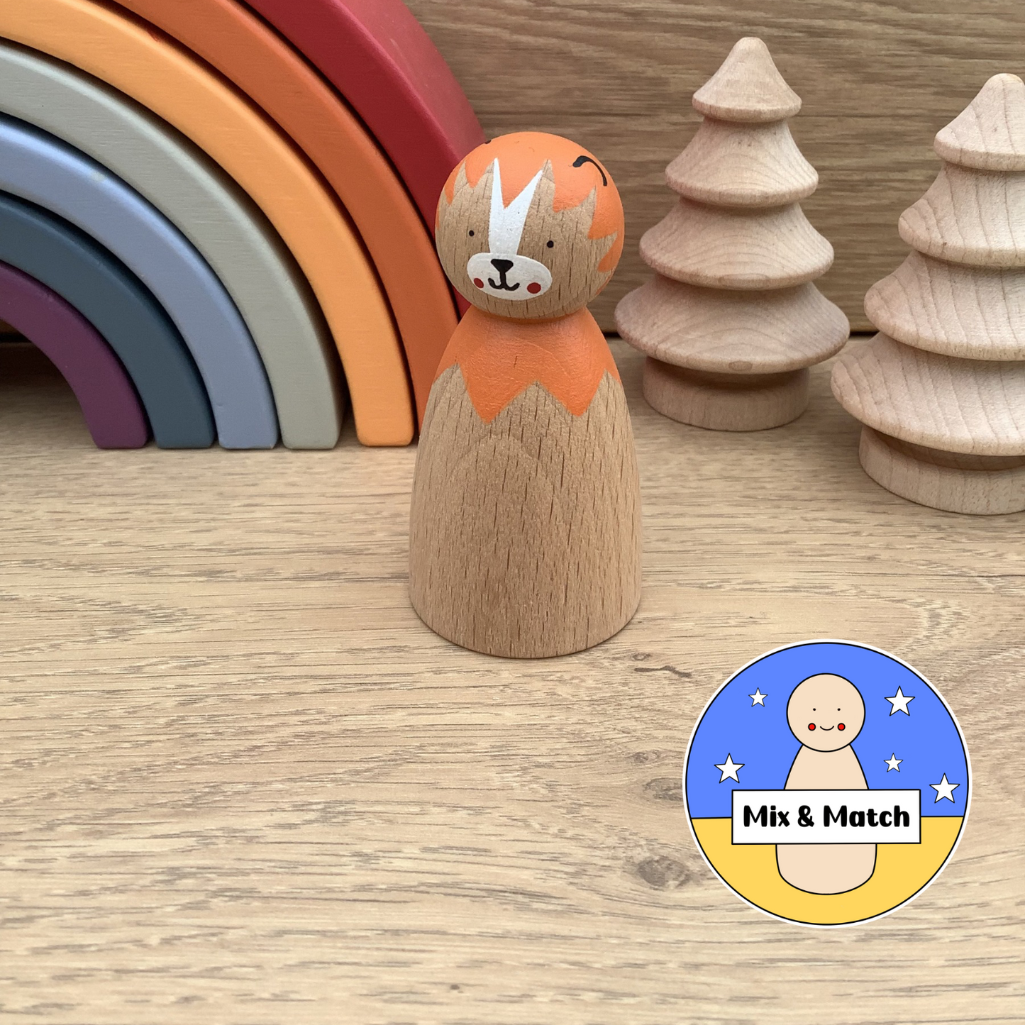 Lion Peg Doll