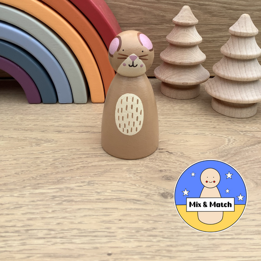 Mouse Peg Doll