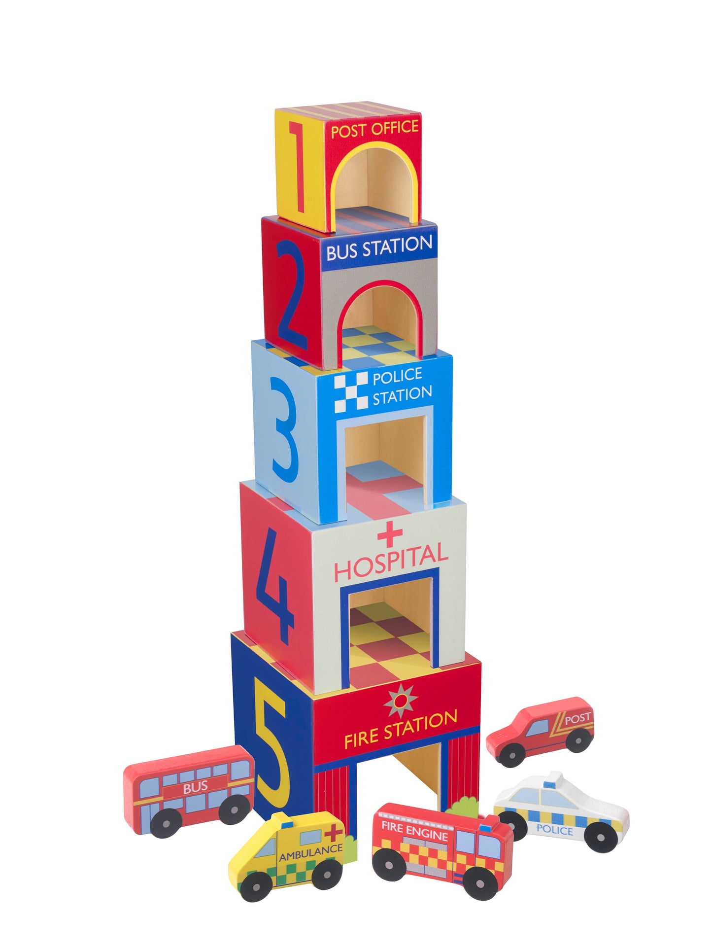 Emergency Vehicle Stacking Cubes