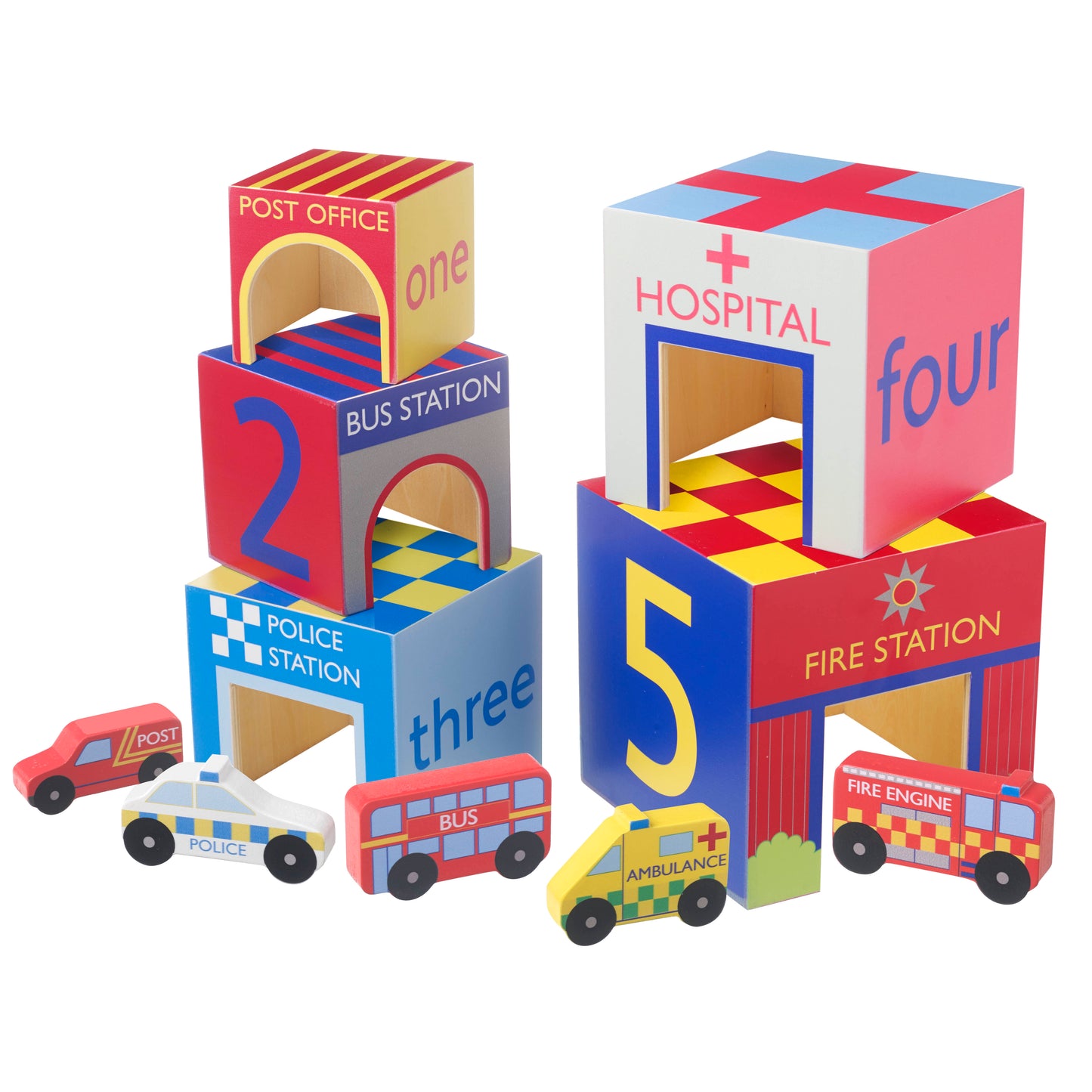 Emergency Vehicle Stacking Cubes