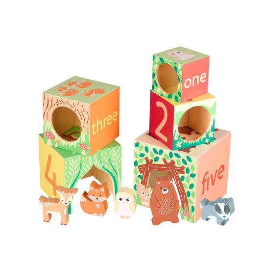 Woodland Stacking Cubes