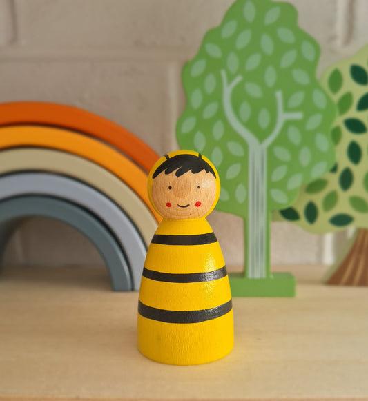 Bee Peg Doll