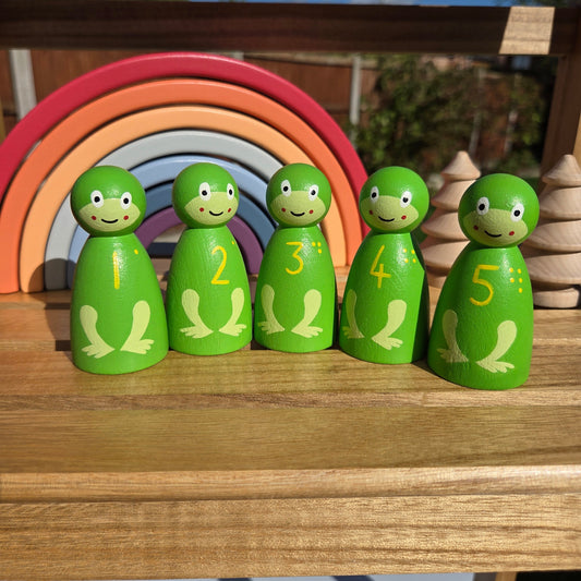 Five Speckled Frogs