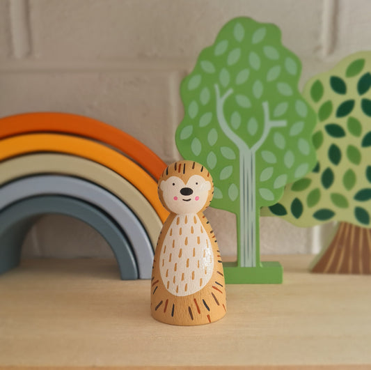 Hedgehog Peg Doll